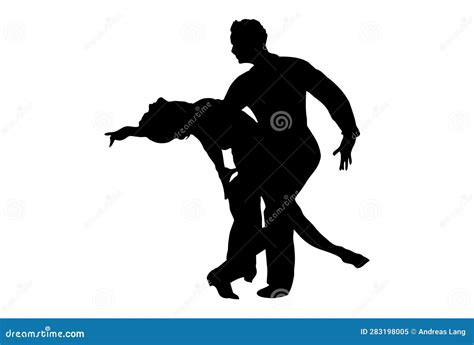 Dance Silhouette Dancing Person Sketch Shadow Dancer Art Stock Illustration - Illustration of ...