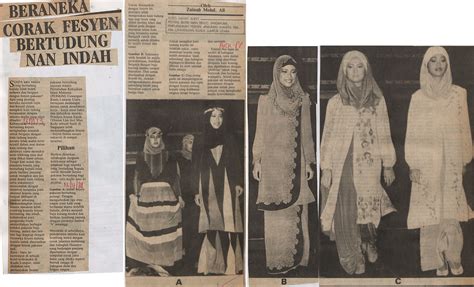 beraneka corak fesyen bertudung  indah common repository