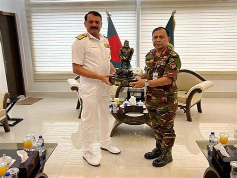 Indian Navy chief interacts with Commandant of National Defence College in Bangladesh – ThePrint ...