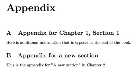 How To Write An Appendix