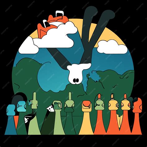 Premium Vector | Ecosystem in peril pollution on earth and dying creatures