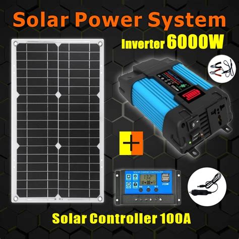 6000w Solar Wechsel Richter Solarpanels Ystem DC 12V Bis AC 110V 220V