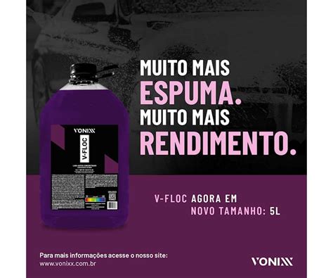 SHAMPOO AUTOMOTIVO LAVA AUTO CONCENTRADO V FLOC VONIXX