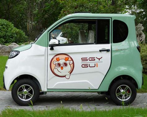 4 Wheel Electric Mini EV Cars China Cheap Car 4 Seat Small Electric Car ...