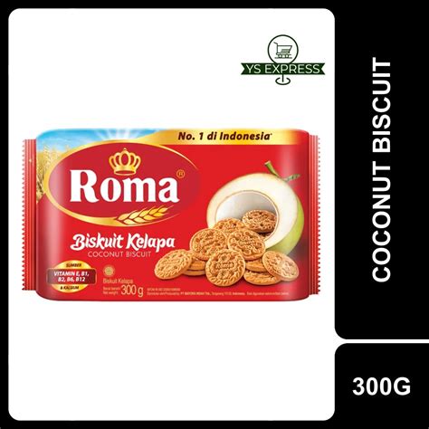 ROMA Coconut Biscuit 300G Biskut Kelapa Shopee Malaysia