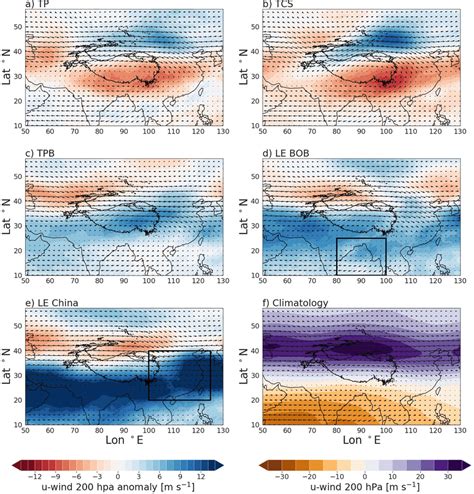 ERA5 Composite Maps For 200 HPa Wind Circulation Composed As The Mean