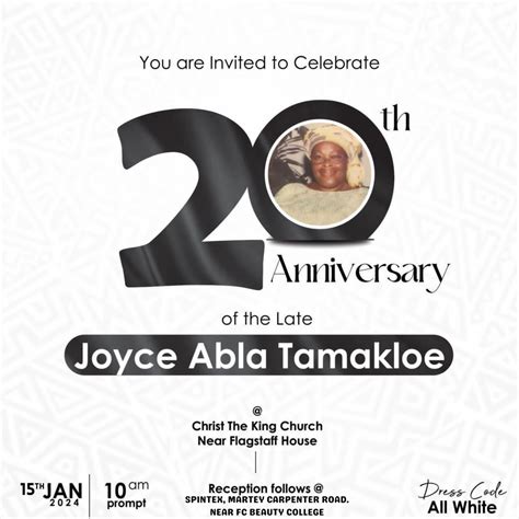 Mahama family commemorates 20th anniversary of Late Matriarch, Joyce Abla Tamakloe - The Herald ...