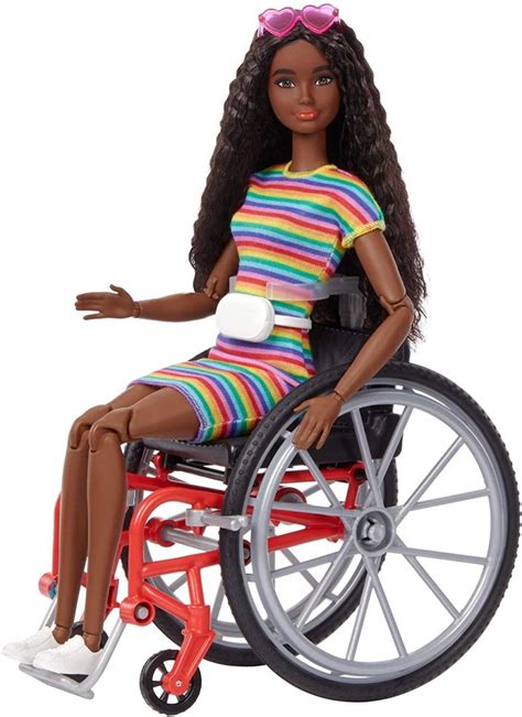 Mattel Barbie Lalka Na Wózku Inwalidzkim GRB94 GRB94 GUGU Zabawki