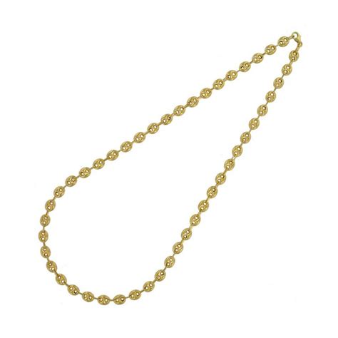 Collier grain de café Or jaune 375 00 Femme Collier MATY