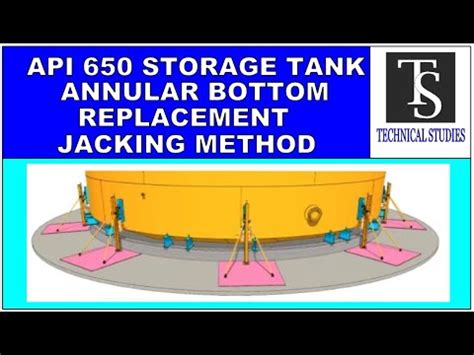 Api Storage Tank Annular Bottom Plate Replacing Jacking System