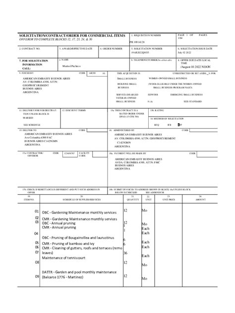 Fillable Online Sz Usembassy Gov Wp Content UploadsSUBJECT RFQ