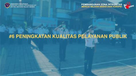 Pembangunan Zona Integritas Menuju Wilayah Bebas Dari Korupsi Wbk Distrik Navigasi Kelas Ii