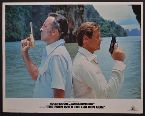 James Bond The Man With The Golden Gun Original Lobby Card Uk