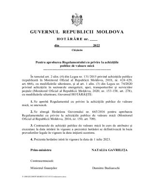 Fillable Online Proiectul Hg Pentru Aprobarea Regulamentului Cu Privire