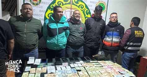 Huancayo Detienen A Miembros De Banda Criminal Los Alcahuetes