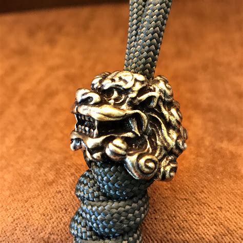 Paracord Beadexquisite And Amazing Brass Charmstribal Etsy