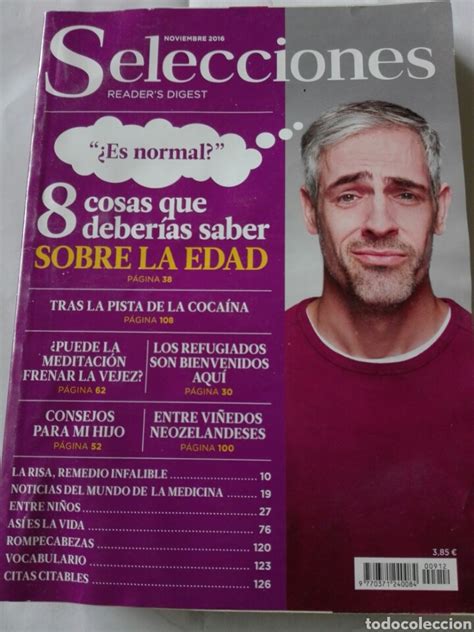 Revista Selecciones Readers Digest Noviembre Vendido En Venta