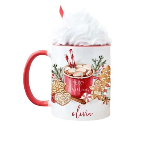 Personalised Christmas Hot Chocolate Mug So Sew Precious