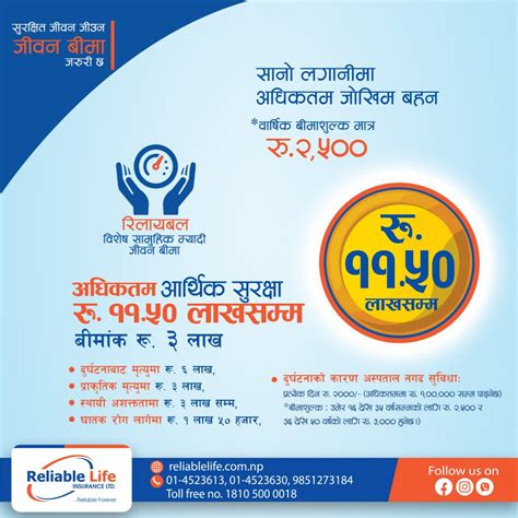 Term Insurance Policy Brochures Reliable Nepal Life Insurance Limited