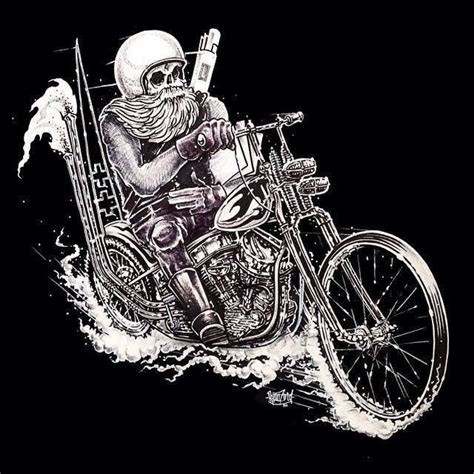 Pin By Metin Bilisli On HOTROD In 2024 Biker Art Bike Art Black And