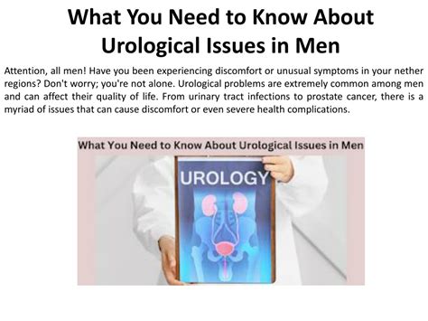 Ppt What Urological Problems In Men Indicate And What You Should Know