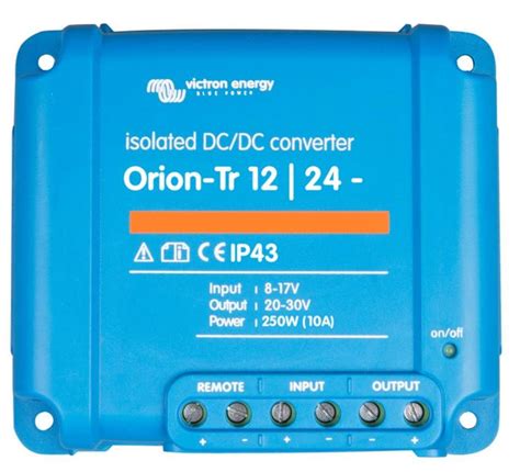 Convertisseur Orion Tr 12v 24v 10a Galvanisé Dc Dc