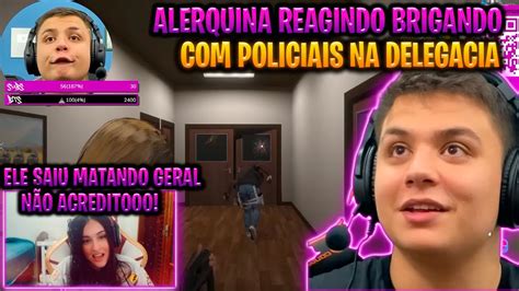 ALERQUINA REAGINDO BRIGANDO POLICIAIS Na DELEGACIA No GTA RP