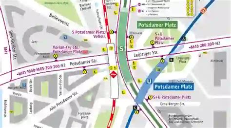 S U Potsdamer Platz Haltestelleninfo BVG