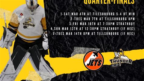 News: Strathroy and Thunder Schedule Revised - Western Ontario Super ...