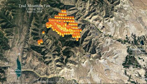 Fires In Utah 2018 Map Maping Resources