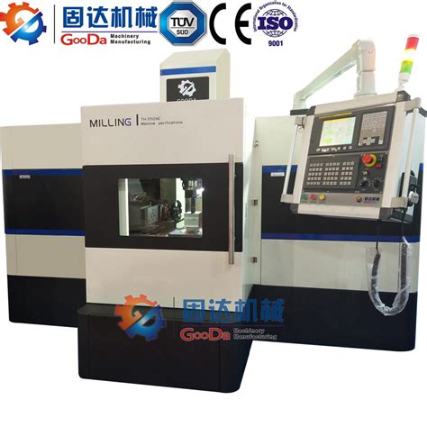 Gooda Th Nc Cnc Twin Head Milling Machine With Certification Ce Iso