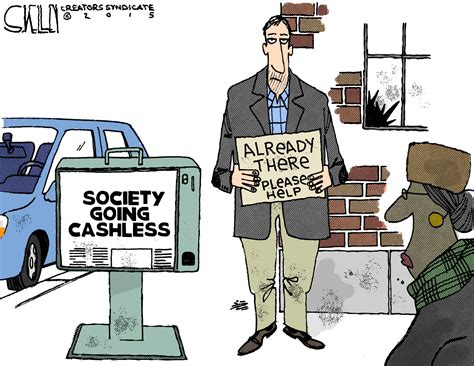 Cartoon – Society Going Cashless | HENRY KOTULA