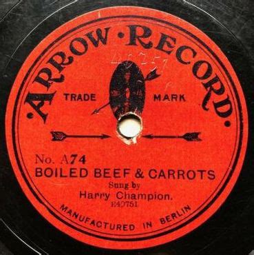 Harry Champion – Boiled Beef & Carrots / Mr. Knick Knock (Shellac ...