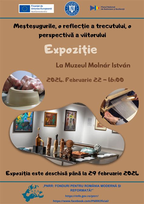 Invitație la deschiderea expoziției Meșteșugurile o reflecție a