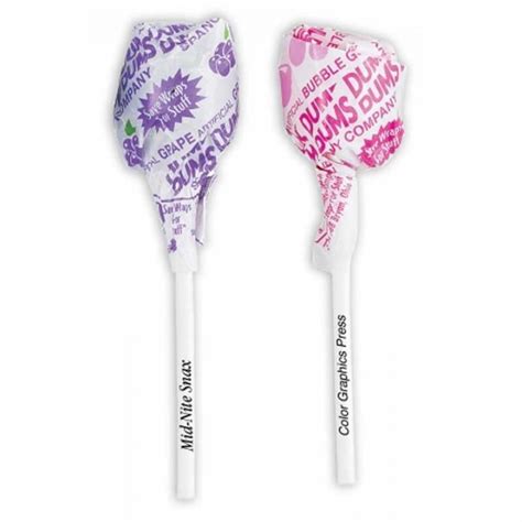 Custom Imprinted Dum Dum Lollipop | Promotional Dum Dum Lollipops