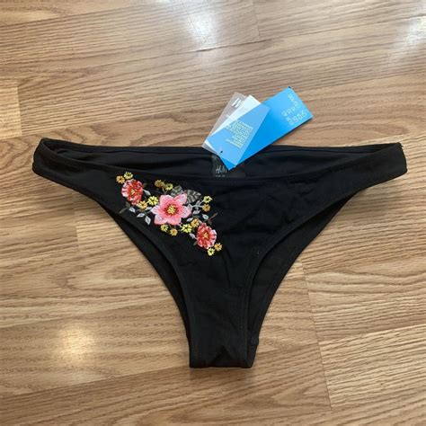 New With Tag H M Bikini Bottom Low Rise Size Depop