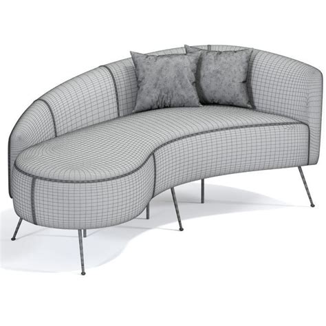 Lounge Lounger Diwan Chaise Couch Sofa 3d Model Cgtrader