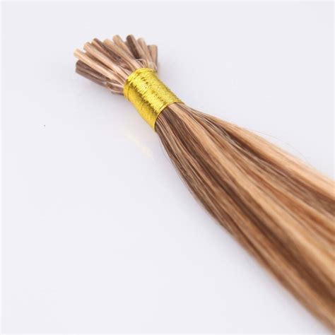 16 Ice Blonde Remy I Tip Hair Extensions Dianne Marshall
