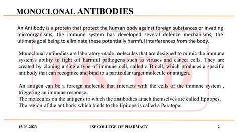 Pharmacokinetics And Pharmacodynamic Of Monoclonal Antibodies Pptx