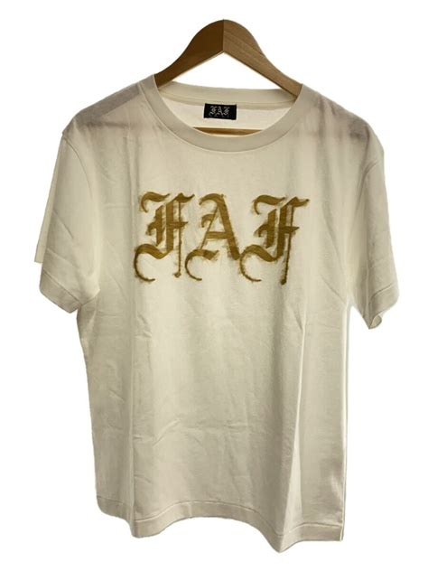 Fake Ass Flowers フェイクアスフラワーズ Tシャツ L コットン WHT 古着の販売通販ならセカンドストリート