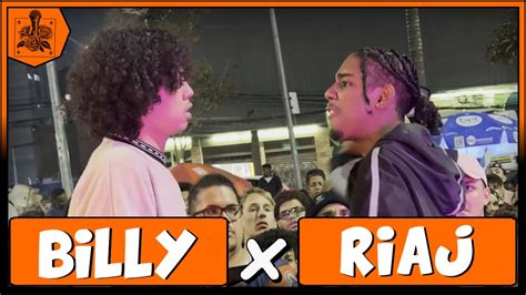 Billy x Riaj 1FASE 198ª Batalha do Ana Rosa YouTube