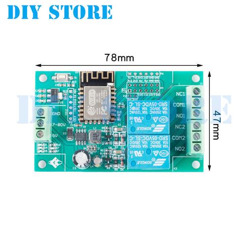 Esp Wireless Wifi Relay Module Channel Esp F Ac Dc V