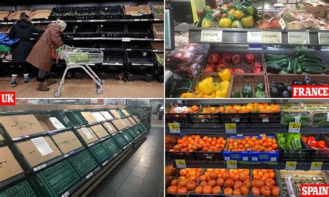 Fruit And Vegetable Shortage Expats Taunt Brits Daily Mail Online