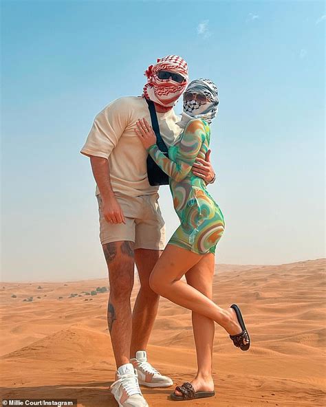 Millie Court Flaunts Her Incredible Physique In A Skimpy Green Bikini Daily Mail Online