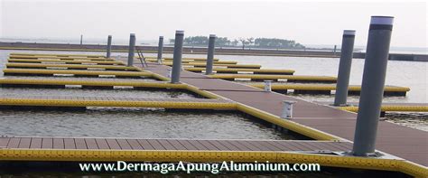 dermaga apung aluminium jetty marina dermaga apung aluminium