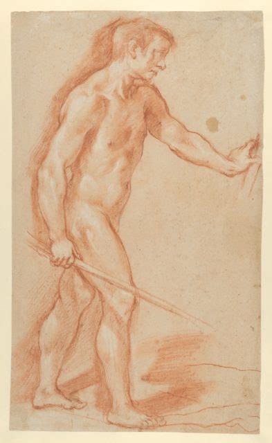 Agostino Ciampelli Standing Male Nude PICRYL Public Domain Search