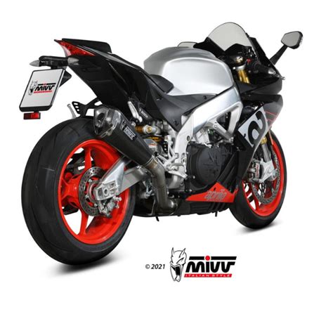 Mivv Slip On Delta Race Carbon Exhaust For Aprilia Rsv