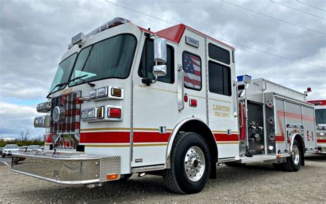 Custom Pumper Lawton Fire Department OK Sutphen Corporation Fire