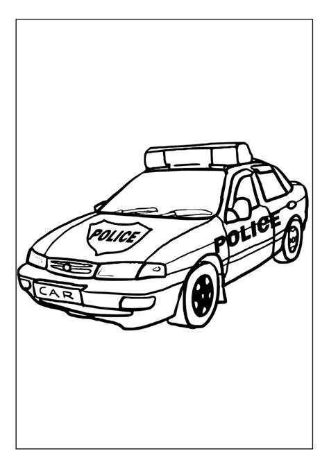 Printable Police Car Coloring Pages for Kids and Adults 30 Pages ...