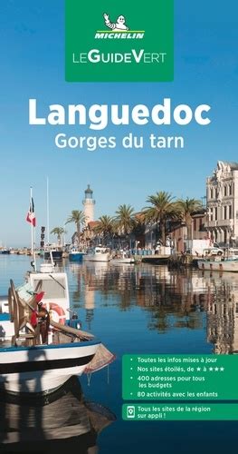 Languedoc Gorges Du Tarn De Michelin Grand Format Livre Decitre